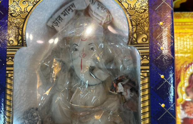 6 Inch Ganesh Murty Eco Friendly & Modak Combo
