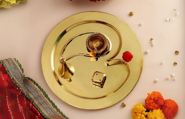Simplicity Karwa Chauth Puja Thali