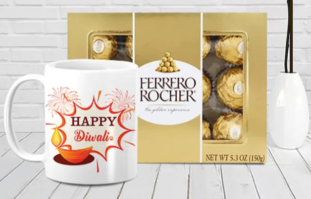 Diwali Special Mug & Ferrero Rocher