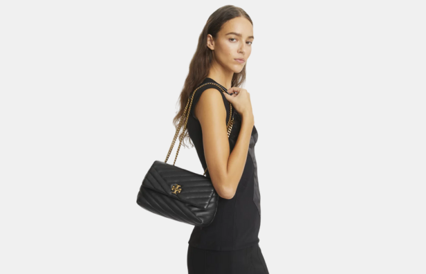 COACH Tabby Leather Backpack Brass Maple